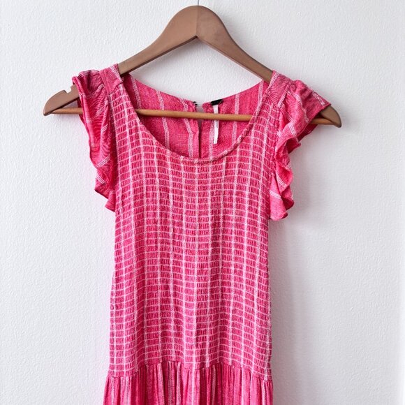 Free People Chambray Butterflies Midi Dress - Picture 6 of 10